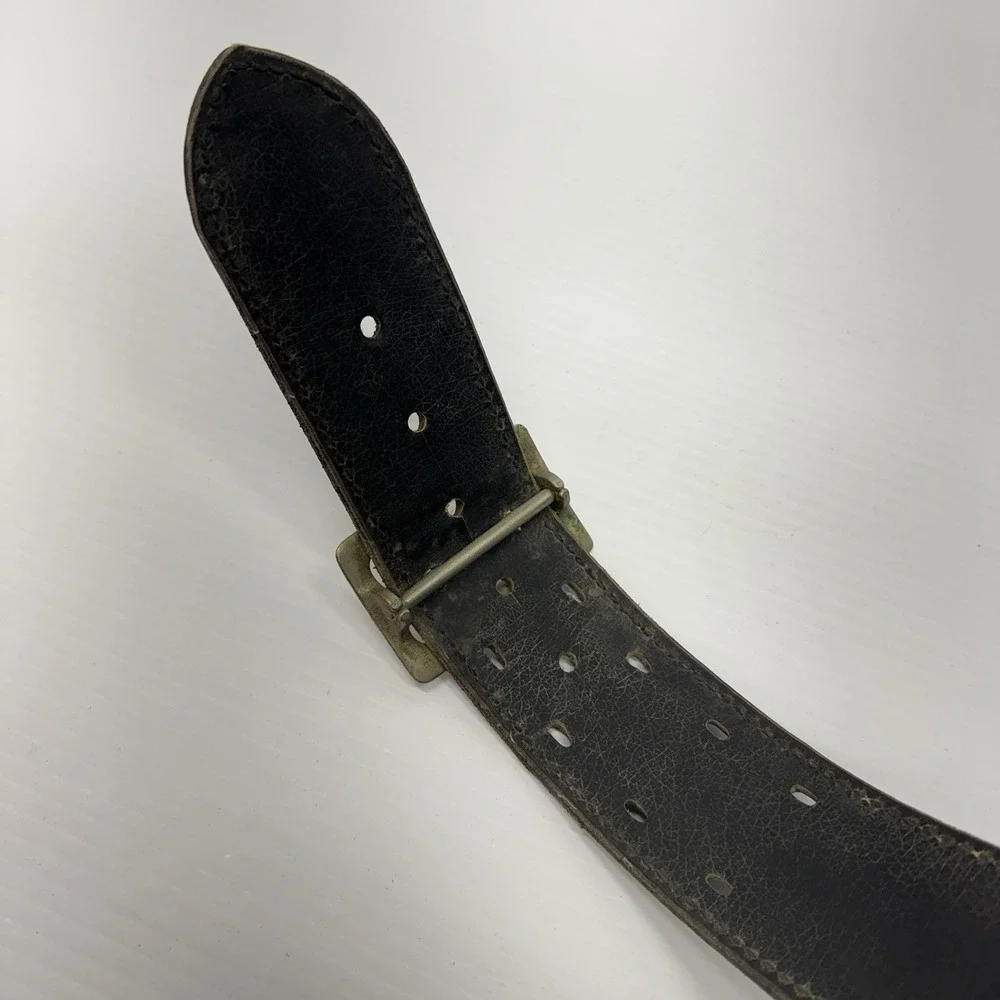 Bianchi B8 Basketweave Duty Belt Black Leather Size 34 Police Security Western